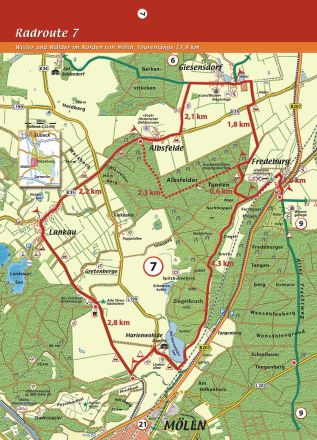 Radroute 7 - Weiler und Wälder im Norden von Mölln